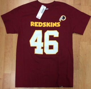 Nfl Team Apparel Washington Redskins Alfred Morris 46 Men’s Medium Shirt