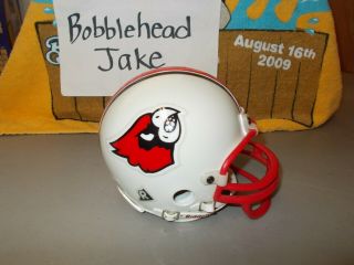 Louisville Cardinals Riddell Mini Football Helmet No Og Box