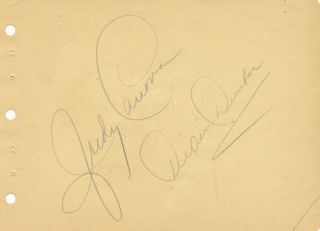 Judy Canova,  Dixie Dunbar,  Louella Parsons,  Brenda Joyce - Signed Album Page