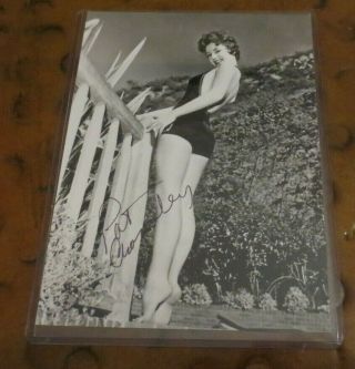 Pat Crowley Model Actress Signed Autographed Photo Many Movie And Tv Appearances