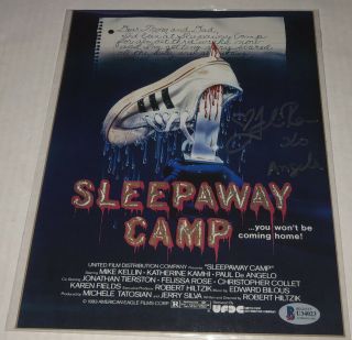 Sleepaway Camp - Signed By Felissa Rose " Angela " Autograph Bam Box Beckett