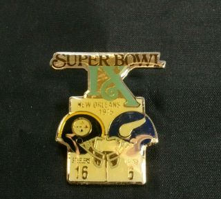 Nfl 1975 Bowl Ix - Pittsburgh Steelers Vs.  Minnesota Vikings