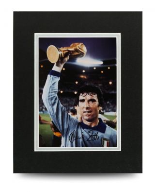 Dino Zoff Signed 10x8 Photo Display Italy World Cup Autograph Memorabilia,