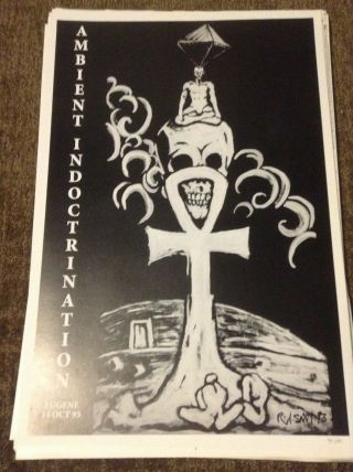 Rare 1993 Psychic Tv/genesis P - Orridge Poster Ltd/ Ed Only 100 Copies