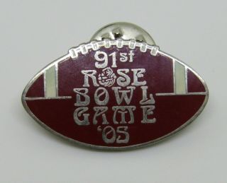 91st Rose Bowl 2005 College Football Lapel Pin