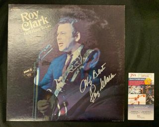 Roy Clark Hand Signed Vinyl Record/album He 