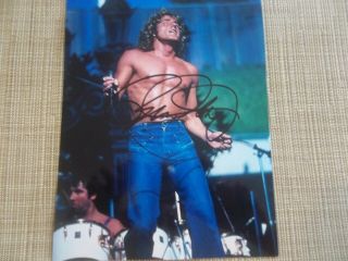 Roger Daltrey,  The Who Singer,  An Hand Signed 8 X 6 Photo