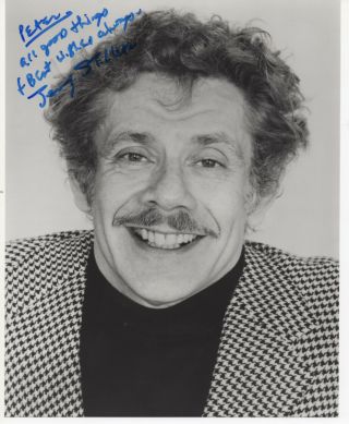 Jerry Stiller Signed Autographed 8x10 Black And White Photo Seinfeld King Queens