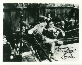 Tommy Butch Bond Our Gang Little Rascals Rare Signed Autograph Photo