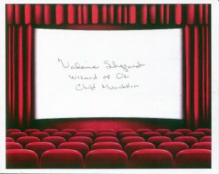 Valerie Lee Shepard The Wizard Of Oz Munchkin Signed Autograph