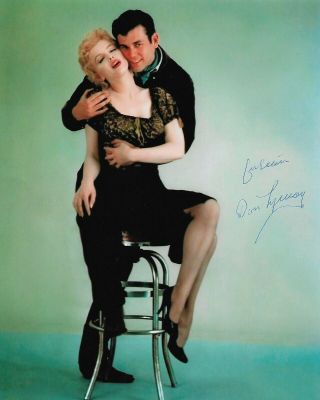 Don Murray Signed 8x10 Photo With Marilyn Monroe Planet Of The Apes Bus Stop