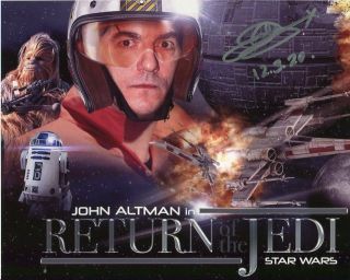 John Altman Photo Signed In Person - Star Wars Return Of The Jedi - G900