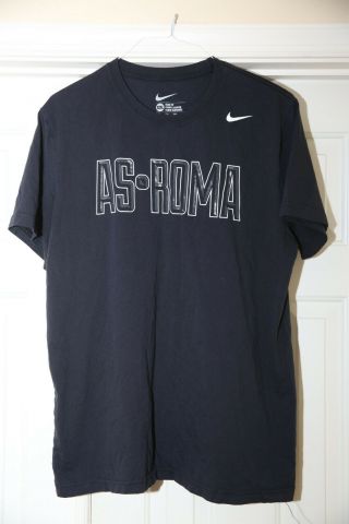 As Roma (italy) Football Soccer Nike Slim Fit Xxl T Shirt