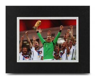 Manuel Neuer Signed 10x8 Photo Display Germany Autograph Memorabilia,