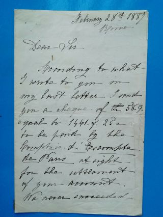 Adelaide Ristori - Italian Tragedienne - Marquise - Autograph Letter - 1889