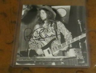 Roger Glover Bassist Deep Purple Signed Autographed Photo Smoke On The Water