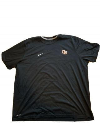 Nike Oregon State Beavers Team Issued Black Dri - Fit T - Shirt Xxl 2xl - Guc