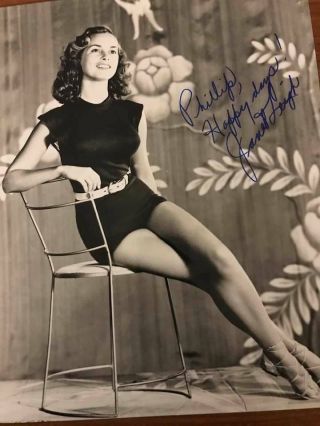 Iconic Role Actress Janet Leigh Autographed Pic With