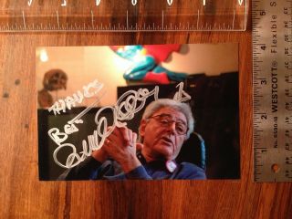 Richard Donner Superman Goonies Director Hand Signed Autographed 4x6 Photo S3