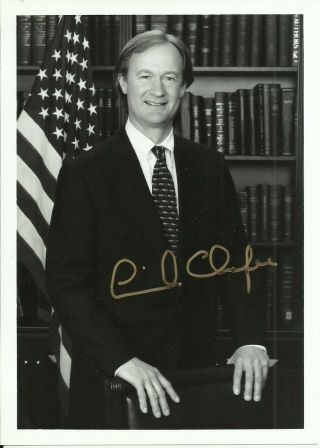 Lincoln Chafee - U.  S.  Senator Autographed 5x7 Signed Photo