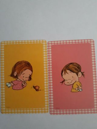 Swap Playing Cards A Vintage Collectable Little Girls.  Cond.