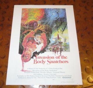 Brooke Adams Invasion Of The Body Snatchers Autographed Signed Photo