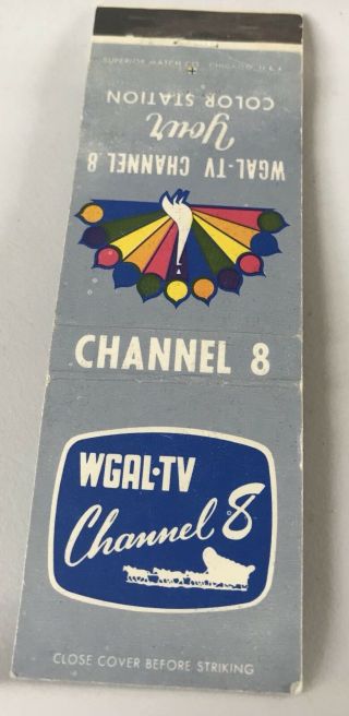 Old Matchbook Cover Wgal Tv Channel 8