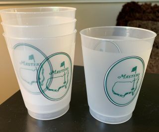 Masters Small Juice Cups 3” Augusta National Golf (set Of 4 Cups)