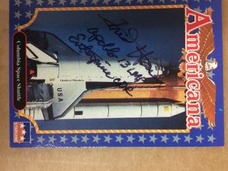 Autograph Fred Haise Jr.  Astronaut,  On Starline Card