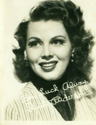 Dusty Anderson Photograph - Pre Print Actress Pin Up Girl