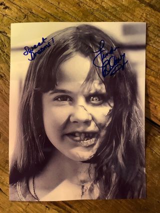 The Exorcist Linda Blair Autograph Hand Signed 8.  5x11 Photograph.  And Rare
