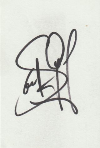 Steffi Graf,  Autograph On Pape