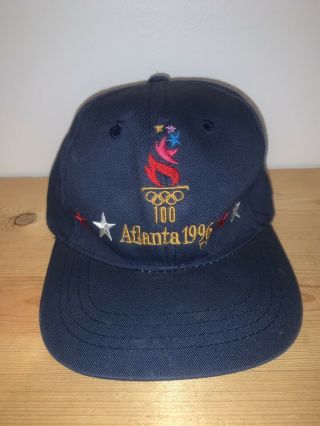 1996 Atlanta Olympics Games Snapback Baseball Hat Cap The Game Green Youth