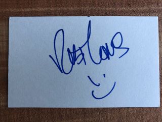 Rob Thomas Matchbox 20 Singer Autograph Signature Signed Card