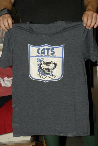 Geelong Football Club Cats T Shirt Afl Australian Rules Football Large Near