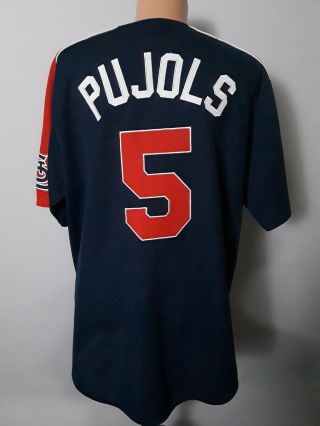 St.  Louis Cardinals 5 Albert Pujols MLB Baseball Jersey Mens Size L 3