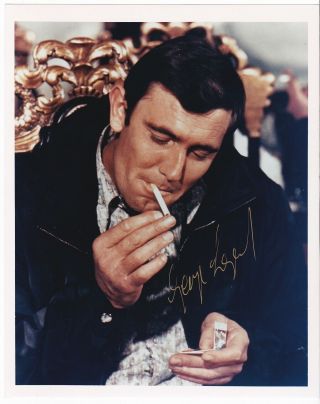 George Lazenby Signed Photograph - James Bond 007