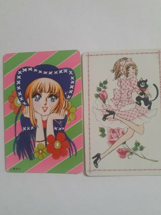 Swap Playing Cards.  Vintage Single Cards Of 1970 