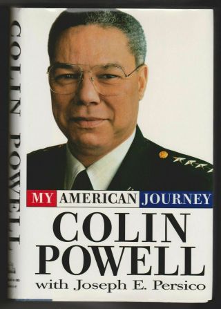 General Colin Powell Hand Signed My American Journey Secretary Of State W/coa