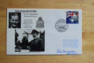 Dambusters 617 Sqn Signed Fdc Les Munro