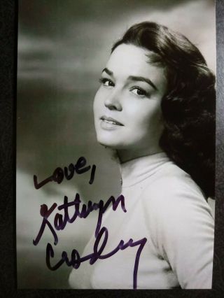 Kathryn Grant Crosby Authentic Hand Signed Autograph 4x6 Photo Actress