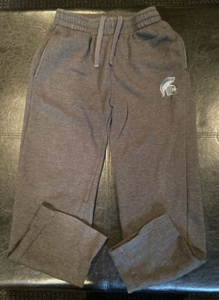Michigan State Spartans Unisex Adult Athletic Workout Pants Size: Medium