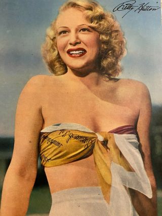 Betty Hutton,  Full Page Vintage Pinup