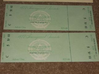 2 President Jimmy Carter Inauguration Parade Tickets and Envelope 2