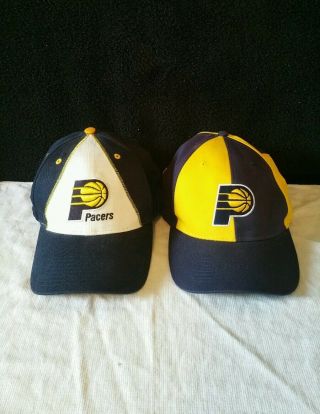 Indiana Pacers Snapback Hats Nba Basketball Twins Enterprises Home And Away Caps