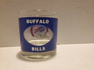 Vintage 1970s Nfl See Through Football Helmet Glass By Houze Art Buffalo Bills