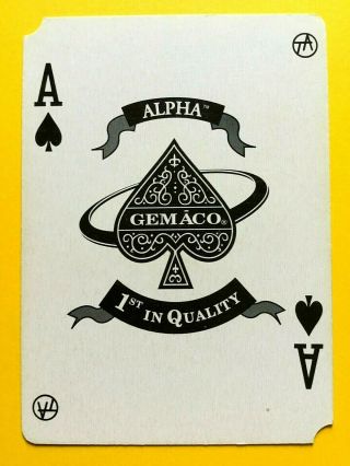 Riviera Hotel & Casino Las Vegas Ace Of Spades Swap Playing Card Alpha By Gemaco