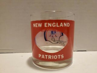 Vintage 70s Nfl See Through Football Helmet Glass By Houze Art N.  E.  Patriots