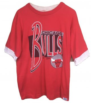 Men’s Vintage Salem Sportswear Chicago Bulls Nba T - Shirt Size Medium
