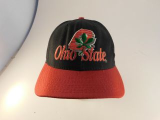 Vintage Ohio State Buckeyes The Game Snapback Cap Black Made In Usa